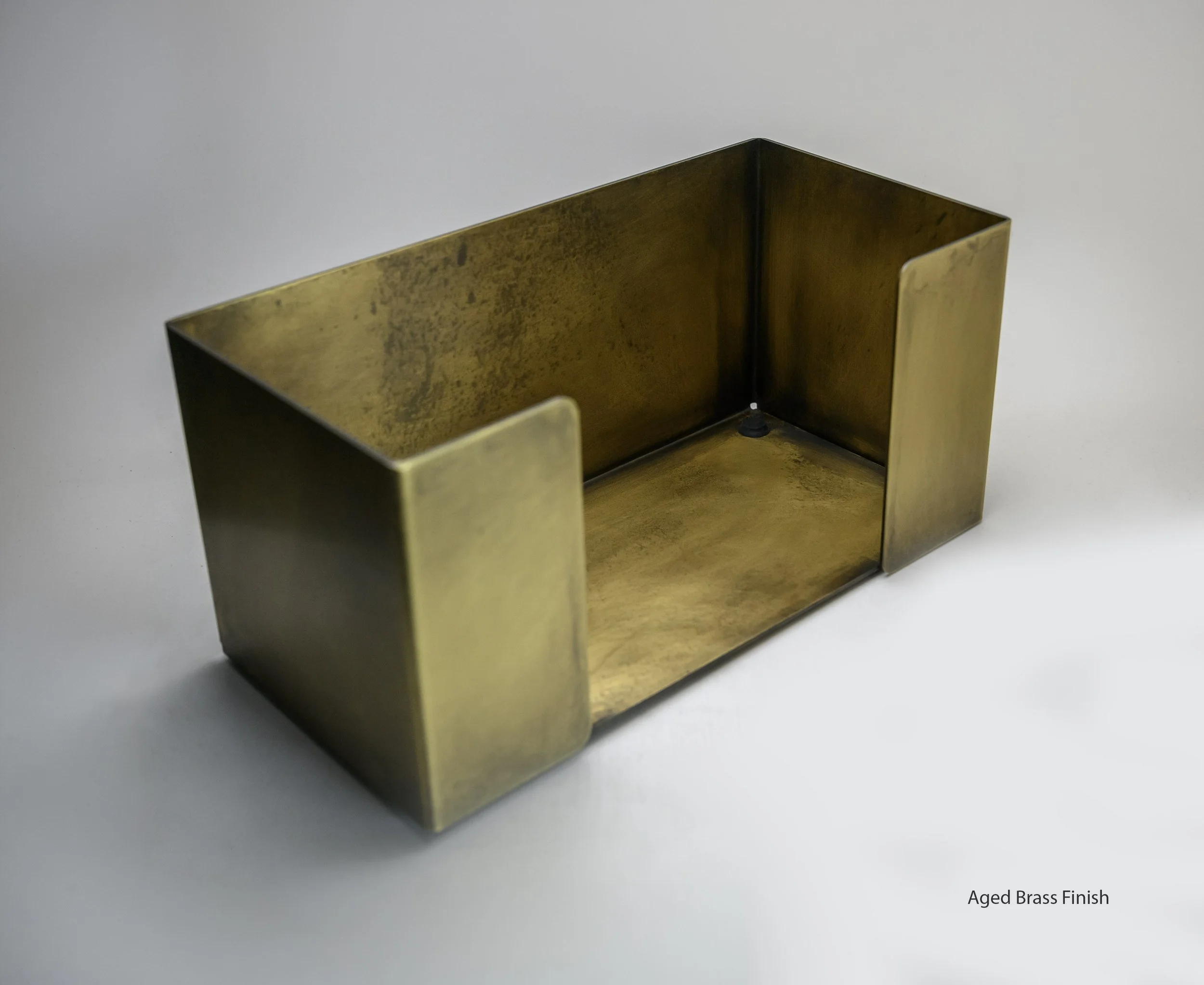 Freestanding Metal Multifold Paper Towel Holder — Harpole Design